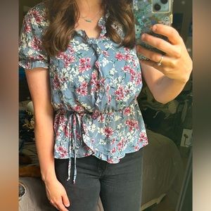 Sienna Sky Floral Blouse